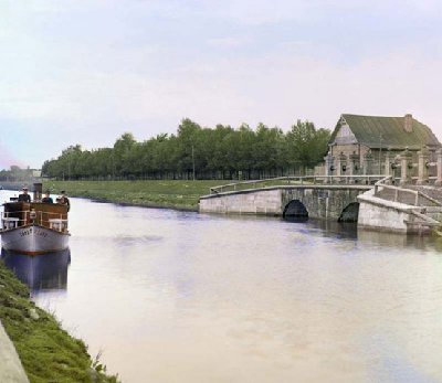 мостик в селе Лава._1909_Мариинский канал.jpg